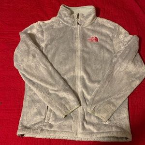Gray Northface Zip up